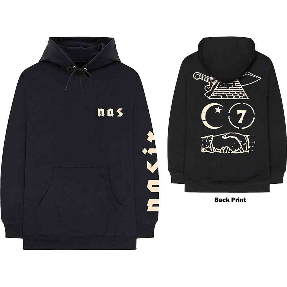 Nas - Symbols Hoodie/trui - Zwart